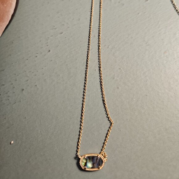 Kendra Scott Abalone Doublet Necklace - Picture 1 of 3